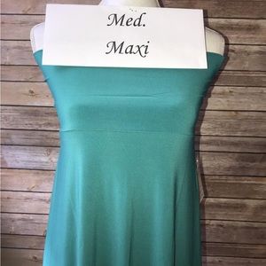Lularoe Maxi Skirt. New with tags. Medium. Teal color.